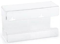 Acrylic Glove Box Dispenser, Single Box, Wall Mount - Clear -LuxeDisplay Shop fgahcgsm.ra1 preview