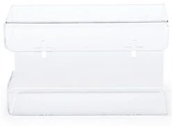Acrylic Glove Box Dispenser, Single Box, Wall Mount - Clear -LuxeDisplay Shop fgahcgsm.ra2 preview