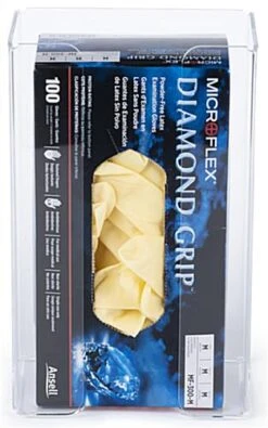 Acrylic Glove Box Dispenser, Single Box, Wall Mount - Clear -LuxeDisplay Shop fgahcgsm.ra3 preview
