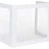 Student Desk Sneeze Shield, 3 Clear Panels, Set Of 20, Folding - White