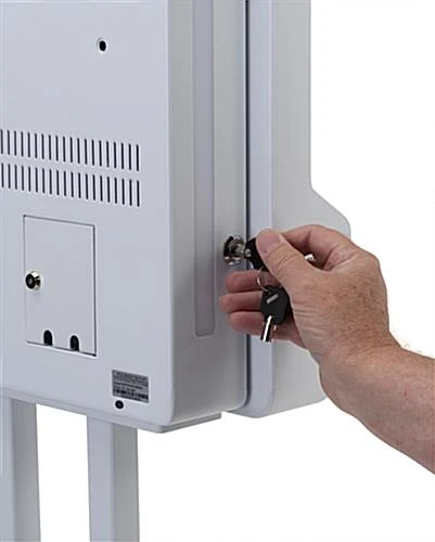 Touchless Hand Sanitizer Dispenser, 21.5" Screen, Android OS, Floor Standing - White 6 Touchless Hand Sanitizer Dispenser, 21.5" Screen, Android OS, Floor Standing - White - Image 4