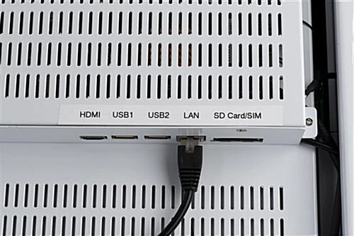 Touchless Hand Sanitizer Dispenser, 21.5" Screen, Android OS, Floor Standing - White 7 Touchless Hand Sanitizer Dispenser, 21.5" Screen, Android OS, Floor Standing - White - Image 5