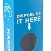 11 X 45 Floor Standing Sanitizing Wipe Dispenser W/ Pre-Printed Graphics - Wash Hands -LuxeDisplay Shop fgdhandss.rw preview