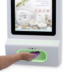 Touchless Hand Sanitizer Dispenser, 21.5" LCD Screen, Android OS, Wall Mount - White 16 Touchless Hand Sanitizer Dispenser, 21.5" LCD Screen, Android OS, Wall Mount - White -LuxeDisplay Shop fgdhandwm.ra4 preview