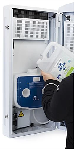 Touchless Hand Sanitizer Dispenser, 21.5" LCD Screen, Android OS, Wall Mount - White 10 Touchless Hand Sanitizer Dispenser, 21.5" LCD Screen, Android OS, Wall Mount - White - Image 8