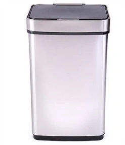 Trash Receptacle With 16 Gallon Bin W/ Motion Sensor - Silver 8 Trash Receptacle With 16 Gallon Bin W/ Motion Sensor - Silver -LuxeDisplay Shop fgetcss60 ra1 preview