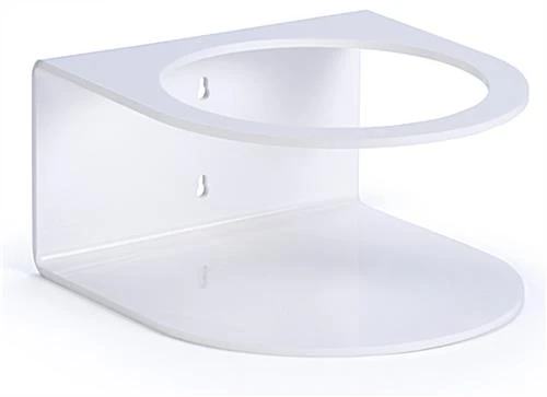 Acrylic Sanitizer Wipe Dispenser, Wall Mounted - White 3 Acrylic Sanitizer Wipe Dispenser, Wall Mounted - White