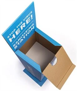 14 X 52 Floor Standing Sanitizing Pump Station W/ Pre-Printed Graphics - Wash Hands -LuxeDisplay Shop fghsspmp.ra3 preview