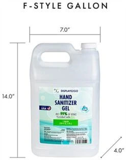14 X 52 Floor Standing Sanitizing Pump Station W/ Pre-Printed Graphics - Wash Hands -LuxeDisplay Shop fghsspmp.ra6 preview 1