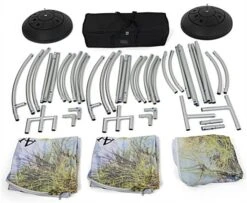 Interlocking Crowd Control Barrier, 1 Barrier, 2 Shape Signage - Custom Printing -LuxeDisplay Shop fgobstk.ra11 preview