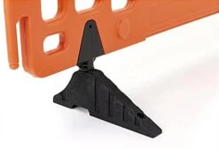 76"w X 40"h Interlocking Crowd Control Barrier, HDPE Plastic - Orange -LuxeDisplay Shop fgpfblarge.ra4 preview