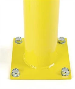 42" Steel Bollard, Surface Mount, High Visibility Finish - Yellow/Black -LuxeDisplay Shop fgsteelsb.ra2 preview