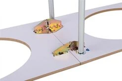 6’ Wide Portable Counter With Black Stretch Cover & Carrying Bags - Black & Silver 12 6’ Wide Portable Counter With Black Stretch Cover & Carrying Bags - Black & Silver -LuxeDisplay Shop frc39sq.ra5 preview