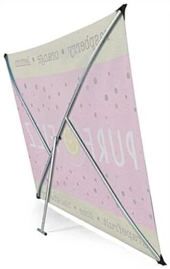 10'w Trade Show Backdrop Display W/ Custom Graphics, Horizontal & Vertical, Portable -LuxeDisplay Shop frmxalg.ra9 preview