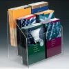 Workshop Series 6-Pocket Acrylic Brochure Holder, 5.5"w, Tabletop - Clear -LuxeDisplay Shop frst3.rw preview