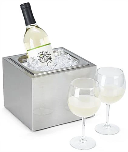 7"w X 6.5"h Ice Housing With Removable Tray - Brushed Stainless Steel 5 7"w X 6.5"h Ice Housing With Removable Tray - Brushed Stainless Steel - Image 3