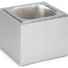 7"w X 6.5"h Ice Housing With Removable Tray - Brushed Stainless Steel 1 7"w X 6.5"h Ice Housing With Removable Tray - Brushed Stainless Steel -LuxeDisplay Shop fsihsteels.rw preview