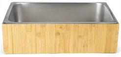 21"w X 6.5"h Ice Housing With Removable Stainless Steel Tray - Bamboo -LuxeDisplay Shop fsihwoodl.ra1 preview