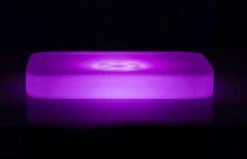 20"w Serving Tray W/ LED Lighting, 16 Color Options, Rechargeable - White -LuxeDisplay Shop fsledtray2.ra3 preview