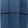 56"w Floor Standing Hook & Loop Display Board, 6 Panels, Double Sided - Blue -LuxeDisplay Shop fsx7272bl.rw preview