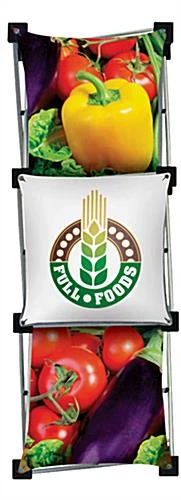 Micro GeoMetrix 3D Pop-Up Tabletop Display With 3 Custom Full-Color Square Panels