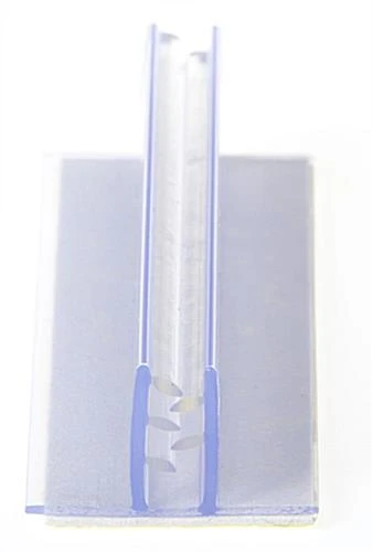 Price Tag Holders With Adhesiving Backing, For Flag Signs, Set Of 100 - Clear 3 Price Tag Holders With Adhesiving Backing, For Flag Signs, Set Of 100 - Clear