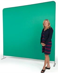 8’ Green Screen Backdrop, Stretch-Poly Fabric, Wrinkle-Resistant – Chroma Green -LuxeDisplay Shop grsbckrp.ra1 preview