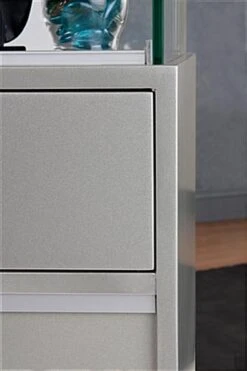 48" Quarter Vision Display Case W/Cabinets And Drawers, Ships Assembled - Silver 16 48" Quarter Vision Display Case W/Cabinets And Drawers, Ships Assembled - Silver -LuxeDisplay Shop gtledq4slv.ra6 preview