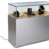 48" Quarter Vision Display Case W/Cabinets And Drawers, Ships Assembled - Silver -LuxeDisplay Shop gtledq4slv.rw preview
