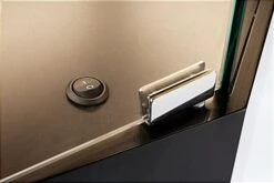 44" Quarter Vision Corner Display Case W/Drawers, Ships Assembled - Black 12 44" Quarter Vision Corner Display Case W/Drawers, Ships Assembled - Black -LuxeDisplay Shop gtledqcblk.ra2 preview