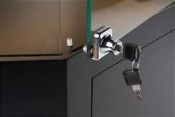 44" Quarter Vision Corner Display Case W/Drawers, Ships Assembled - Black 13 44" Quarter Vision Corner Display Case W/Drawers, Ships Assembled - Black -LuxeDisplay Shop gtledqcblk.ra3 preview