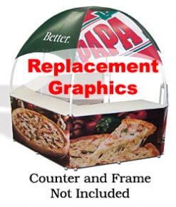 Replacement Graphics For GZ123 Portable Event Booth - Custom Printed