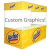8' W Portable Event Booth Tent, Includes Custom Graphics -LuxeDisplay Shop gz8sqf.250