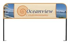 6' Table Header With Custom Printing