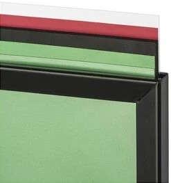 17 X 11 Sign Stand With Literature Pockets, 4"/8.5"w, Slide-In, Double-Sided - Black 12 17 X 11 Sign Stand With Literature Pockets, 4"/8.5"w, Slide-In, Double-Sided - Black -LuxeDisplay Shop hsc6acsbk.ra4 preview