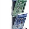 17 X 11 Sign Stand With Literature Pockets, 4"/8.5"w, Slide-In, Double-Sided - Black -LuxeDisplay Shop hsc6acsbk.rw preview