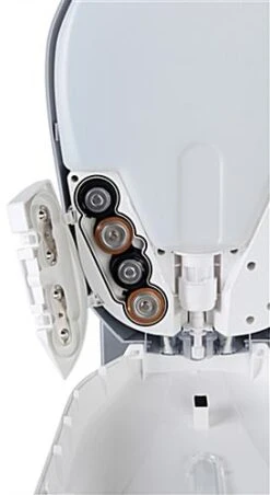 Touchless Hand Sanitizer Dispenser, Floor Standing, Wheels - Silver -LuxeDisplay Shop hsdisp1gs.ra4 preview