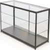60" Retail Display Case W/ Sliding Door, Adjustable Shelves, Ships Assembled - Black 2 60" Retail Display Case W/ Sliding Door, Adjustable Shelves, Ships Assembled - Black -LuxeDisplay Shop iapcnt60.rw preview