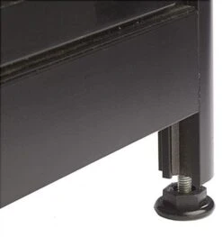 4ft. Corner Retail Display Case W/LED Side Lights, Hinged Door- Black -LuxeDisplay Shop iapcornled.ra3 preview