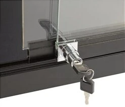 72" Retail Display Case W/LED Side Lights, Sliding Door, Ships Assembled - Black -LuxeDisplay Shop iapct72led.ra2 preview