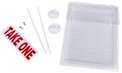 Outdoor Magazine Holders With Suction Cups For Windows, Hinged Lid, Set Of 5 - Clear 10 Outdoor Magazine Holders With Suction Cups For Windows, Hinged Lid, Set Of 5 - Clear -LuxeDisplay Shop info10145.ra3 preview