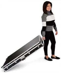 25 X 51 Storage Case W/ Wheels, Luggage Handle, EVA Custom Foam Padding - Black -LuxeDisplay Shop ipboothflcs.ra7 preview