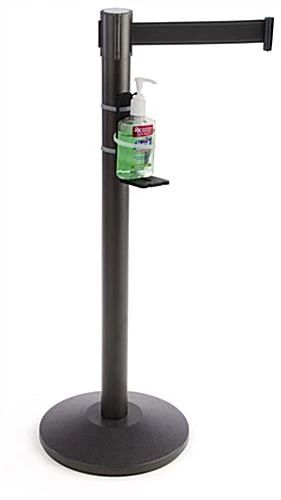 Zip Tie Bracket For Hand Sanitizer Or Wipe Dispenser, Fits Poles - Black 8 Zip Tie Bracket For Hand Sanitizer Or Wipe Dispenser, Fits Poles - Black - Image 6