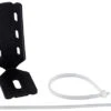 Zip Tie Bracket For Hand Sanitizer Or Wipe Dispenser, Fits Poles - Black -LuxeDisplay Shop ipdbrkt1.rw preview