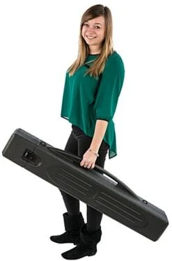 Hard Case For Banner Stands & Graphics, Shoulder Strap & Handle - Black -LuxeDisplay Shop jbcasebnbk.ra4 preview