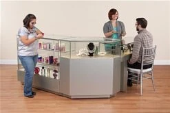 Gloss White Jewelry Display Case With Hydraulic Lift Opening 11 Gloss White Jewelry Display Case With Hydraulic Lift Opening -LuxeDisplay Shop jdmsscsvsg configurationa9688 preview
