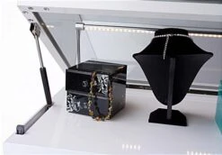 Gloss White Jewelry Display Case With Hydraulic Lift Opening 9 Gloss White Jewelry Display Case With Hydraulic Lift Opening -LuxeDisplay Shop jdmsscwtgl.ra2 preview