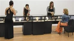 70" Jewelry Display Case W/ Sliding Mirror Door, Sit Down Design, LED Lights - Black -LuxeDisplay Shop jdshcpma2c 1 6159.r6 preview