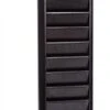 18-Tiered Magazine Wall Rack, 8.5"w, 18 Pockets, Removable Ends - Black 1 18-Tiered Magazine Wall Rack, 8.5"w, 18 Pockets, Removable Ends - Black -LuxeDisplay Shop jmwm18blk.rw preview