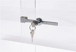 Acrylic Countertop Display Case W/ 3 Shelves & Sliding, Locking Doors 9 Acrylic Countertop Display Case W/ 3 Shelves & Sliding, Locking Doors -LuxeDisplay Shop js163.ra3 preview